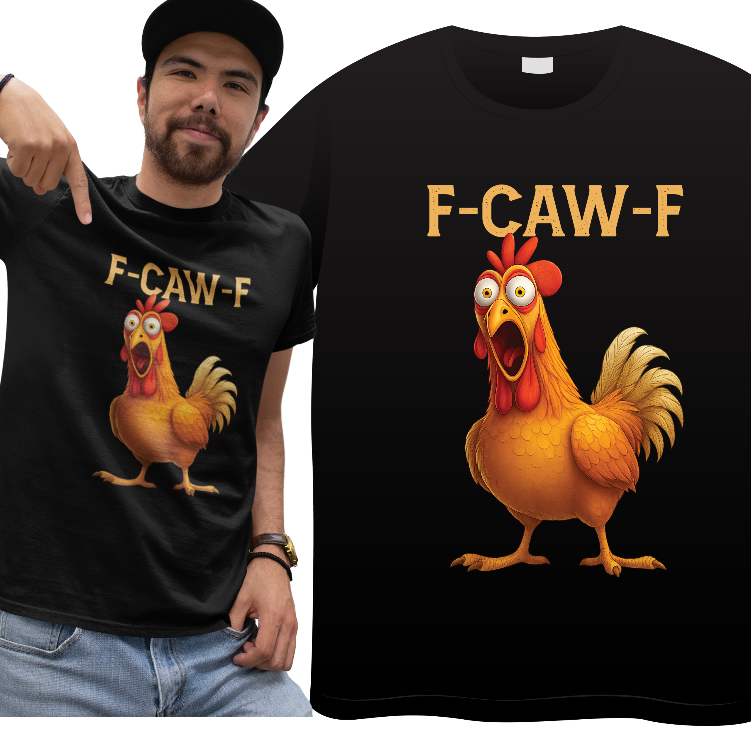 Koszulka F-CAW śmieszna idealna na prezent