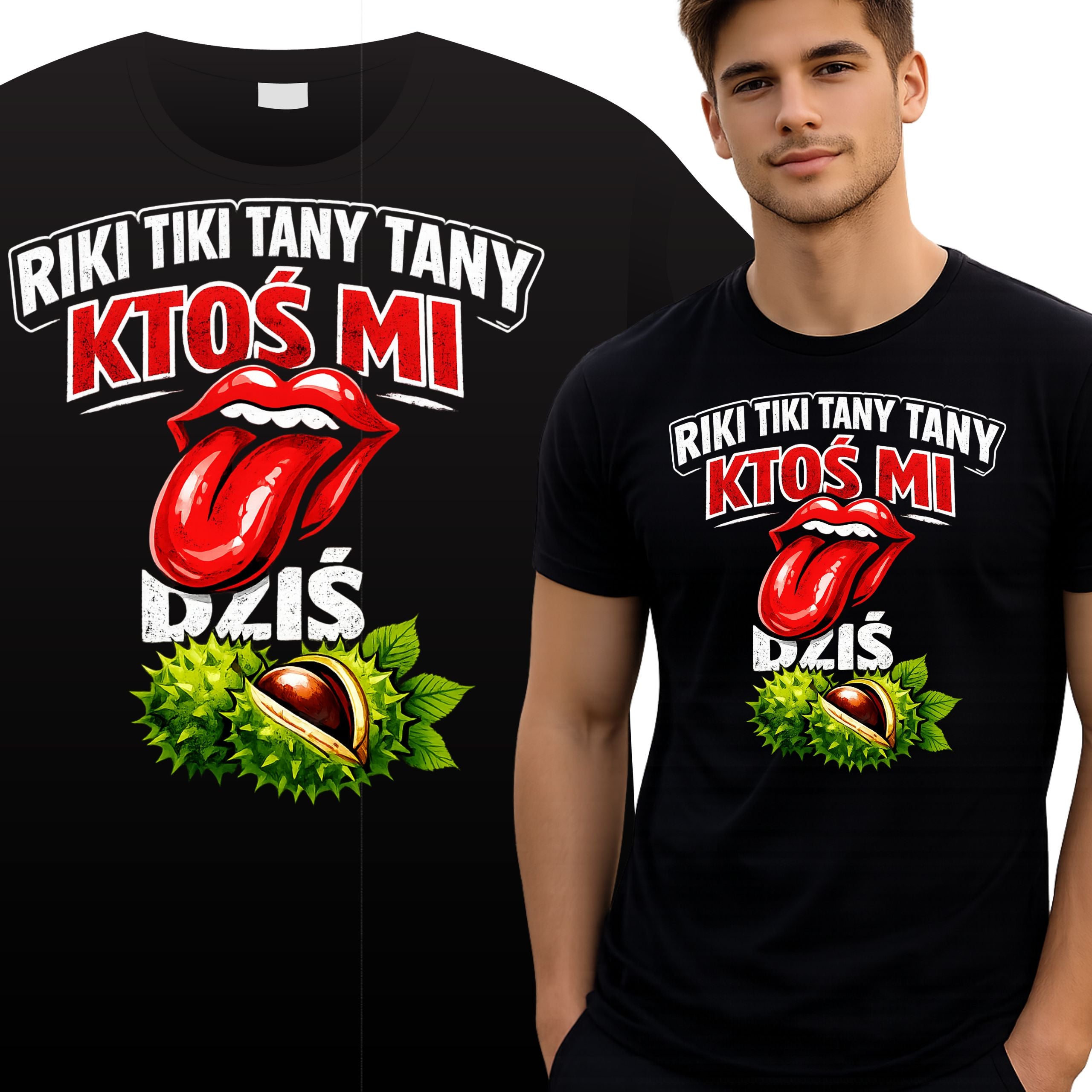 KOSZULKA MĘSKA RIKI TIKI TANY TANY