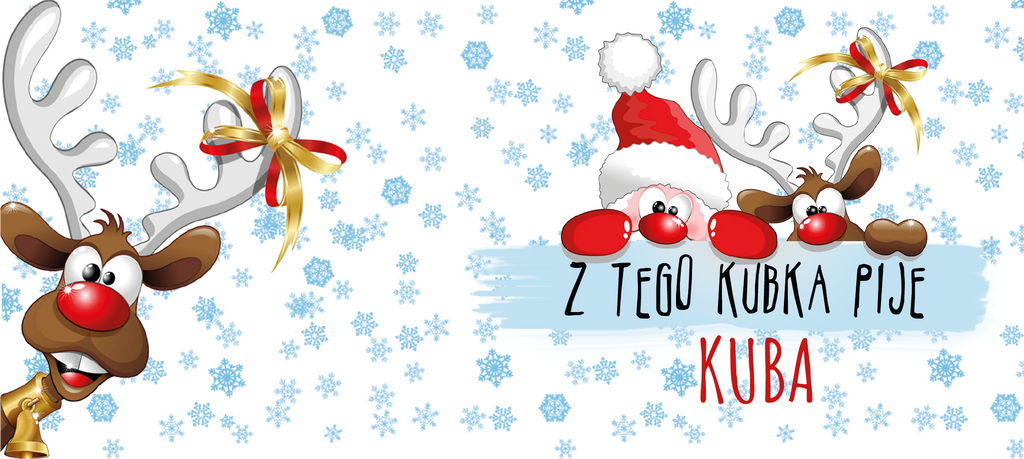 KUBEK NA ŚWIĘTA PREZENT POD CHOINKĘ Z IMIENIEM